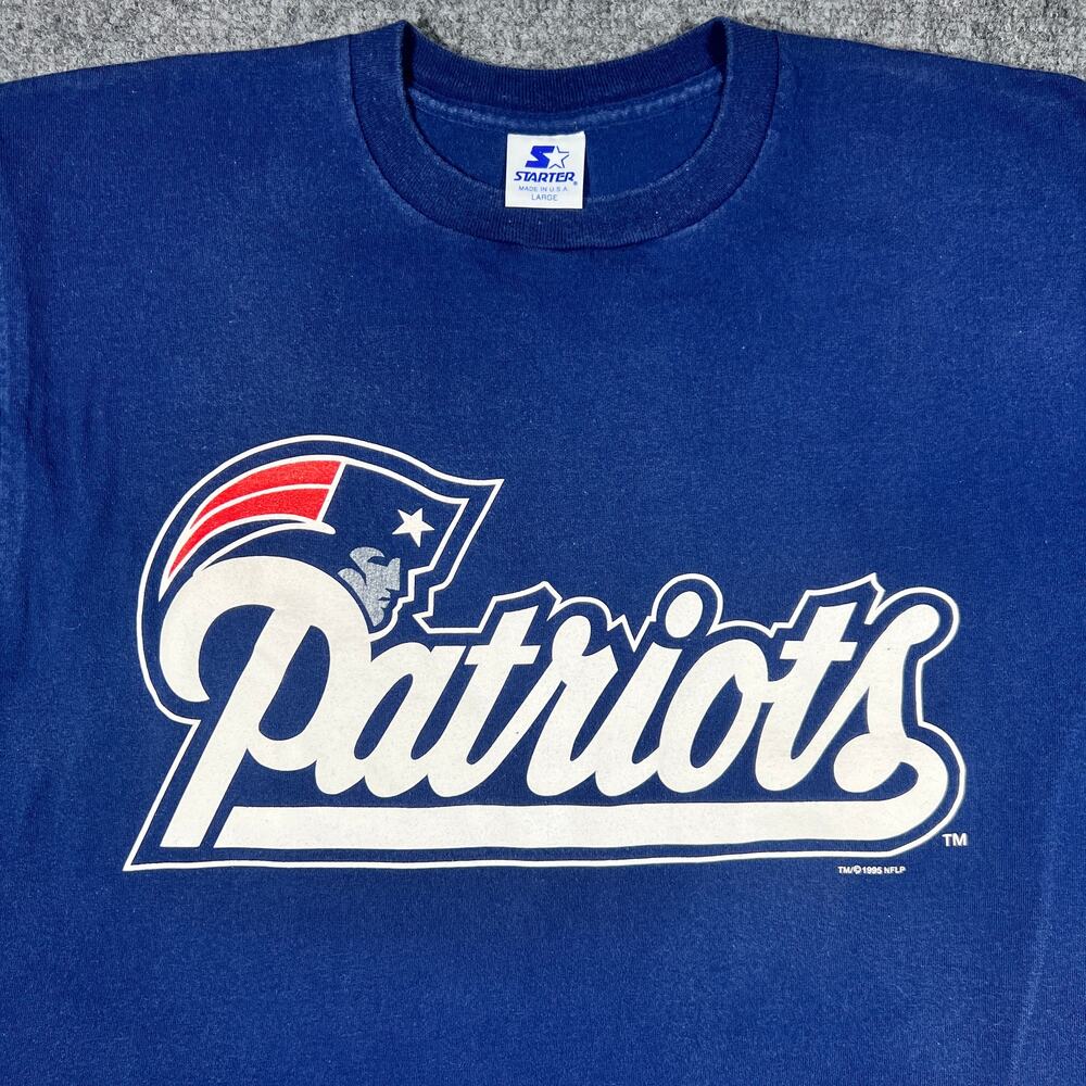 Vintage 1995 Starter New England Patriots Drew Bledsoe #11 T-Shirt Large